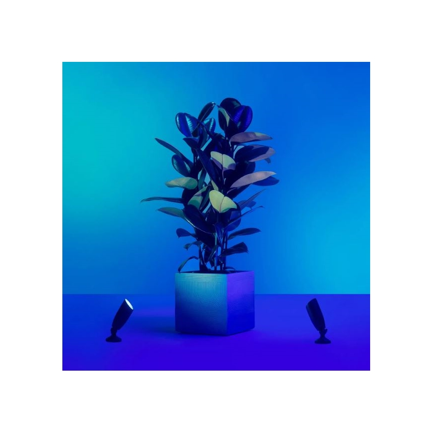 WiZ - Spot LED RGBW exterior reglabil, LED/4W/12V 2700K-5000K IP65 Wi-Fi