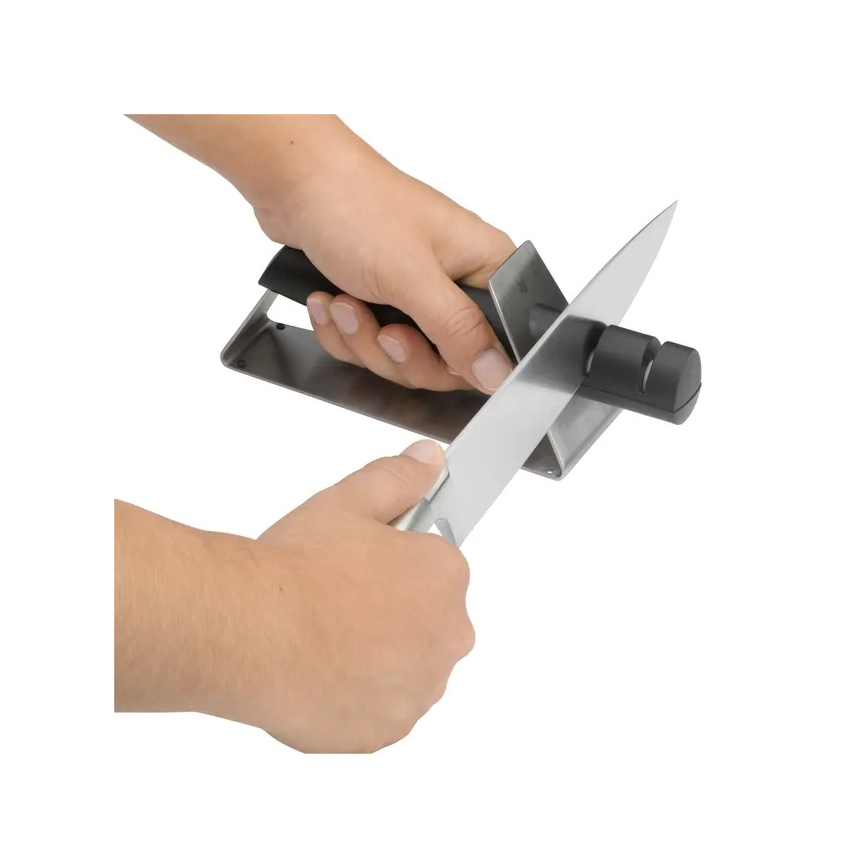 WMF - Ascuțitor pentru cuțite GOURMET, 42,5 cm, negru/inox