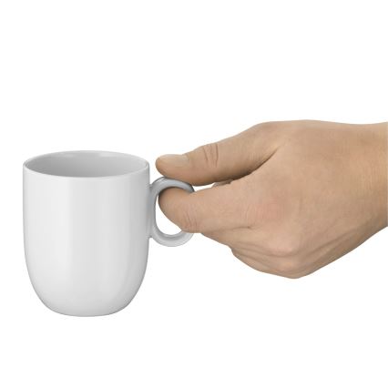 WMF - SET 2x Ceașcă pentru cafea creme cu farfurioară BARISTA 170 ml alb