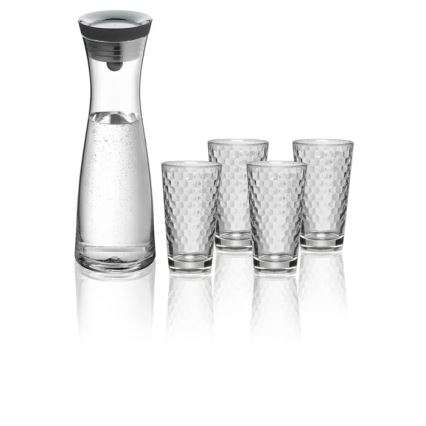 WMF Carafă Basic pentru apă, 1 l + 4 pahare