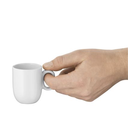 WMF - SET 2 căni espresso cu farfurioare BARISTA alb