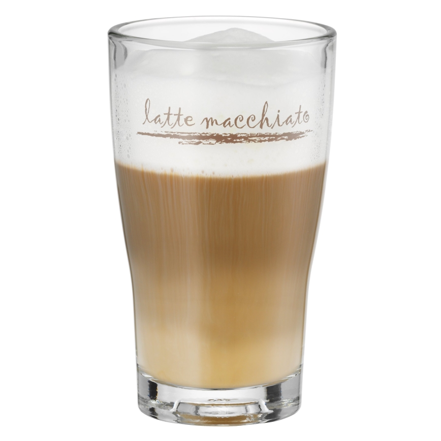WMF - Set de 6 pahare și linguri pentru latte macchiato CLEVER & MORE