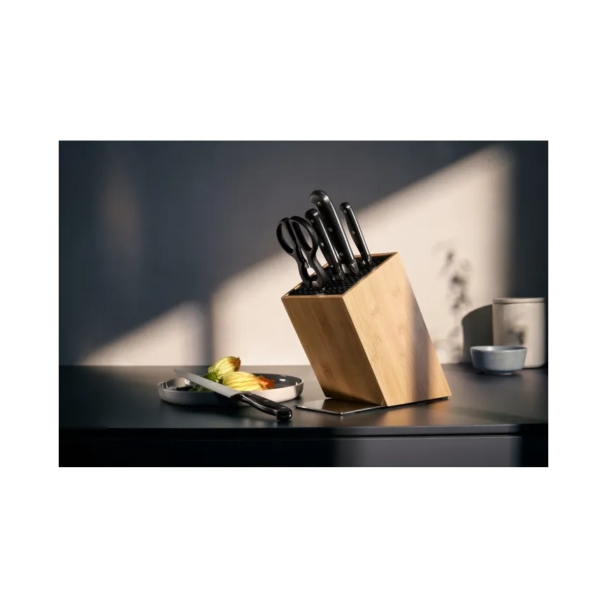WMF - Set de 6 cuțite de bucătărie SPITZENKLASSE PLUS cu suport