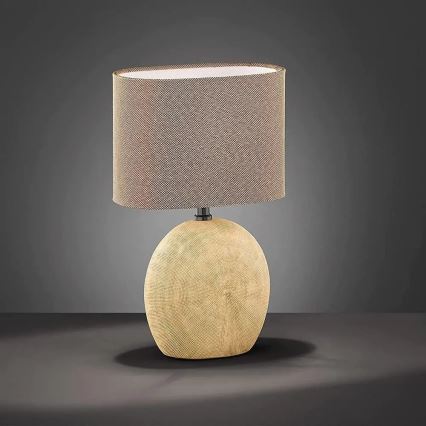 Wofi 845601236000 - Lampă de masă CARMEN 1xE14/40W/230V, bej