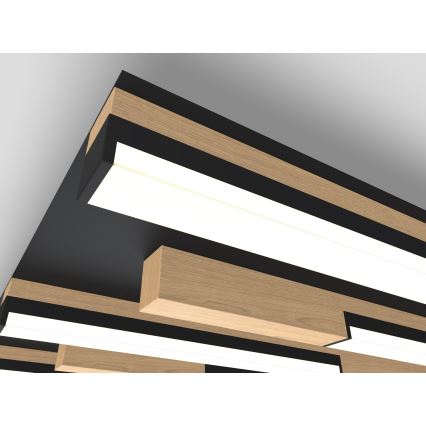 Wofi 9031-1006 - Plafonier LED dimabil PALERMO LED/40W/230V cauciuc