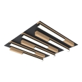Wofi 9031-606 - Plafonier LED dimabil PALERMO LED/26W/230V lemn de cauciuc