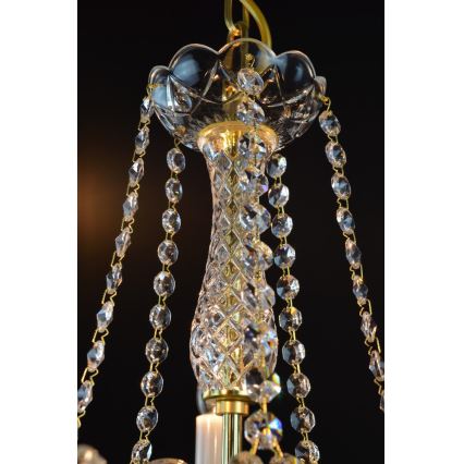 Wranovsky JWZ109052100 - Lustră de cristal pe lanț BALANCE 5xE14/40W/230V