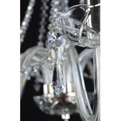 Wranovsky JWZ117082101 - Lustră de cristal pe lanț BONTON 8xE14/40W/230V