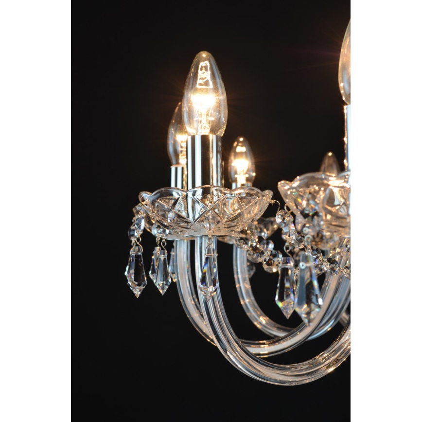 Wranovsky JWZ117122101 - Lustră de cristal pe lanț BONTON 12xE14/40W/230V