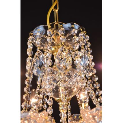 Wranovsky JWZ151082130 - Lustră de cristal pe lanț CLASSE 8xE14/40W/230V