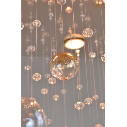 Wranovsky JWZ610100101 - Lustră aplicată de cristal ORBIS 10xGU10/40W/230V