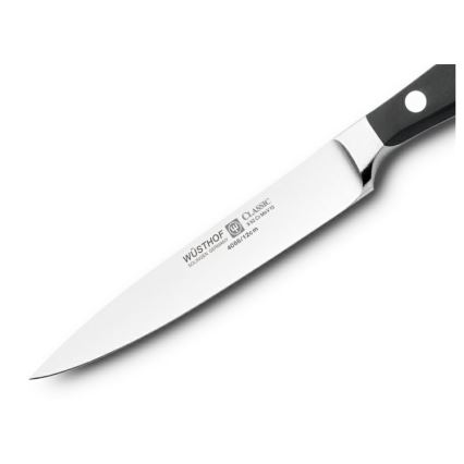 Wüsthof - Cuțit de bucătărie pentru spălat CLASSIC 12 cm negru
