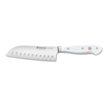 Wüsthof - Cuțit de bucătărie Santoku CLASSIC, lamă 14 cm, alb