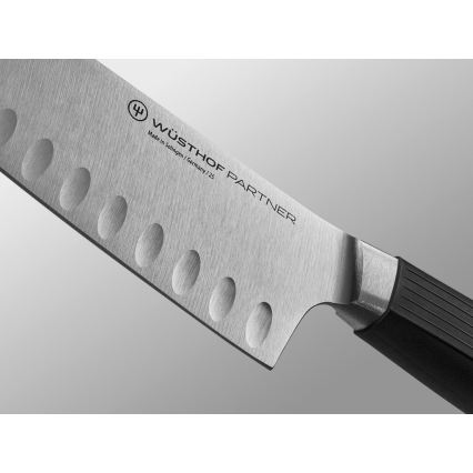 Wüsthof - Cuțit de bucătărie Santoku PARTNER 17 cm negru