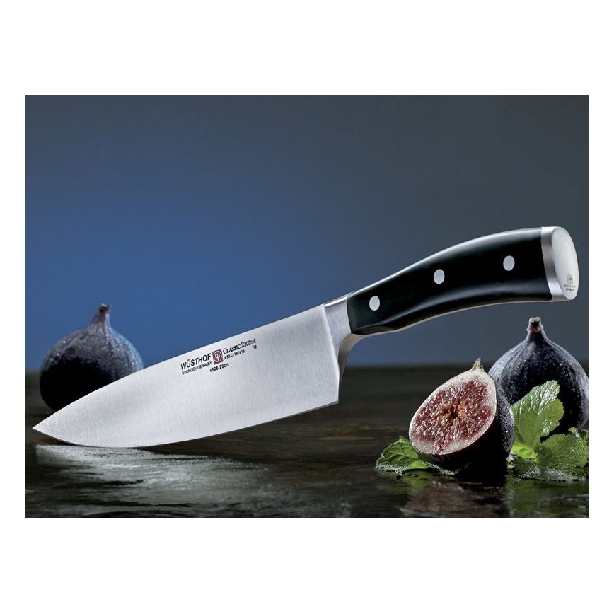 Wüsthof - Set de cuțite de bucătărie CLASSIC IKON, 3 piese, negru