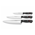 Wüsthof - Set de 3 cuțite de bucătărie GOURMET, negru