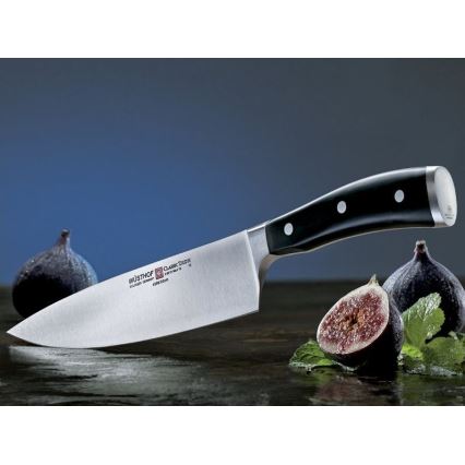 Wüsthof - Set de cuțite de bucătărie CLASSIC IKON, 3 piese, negru