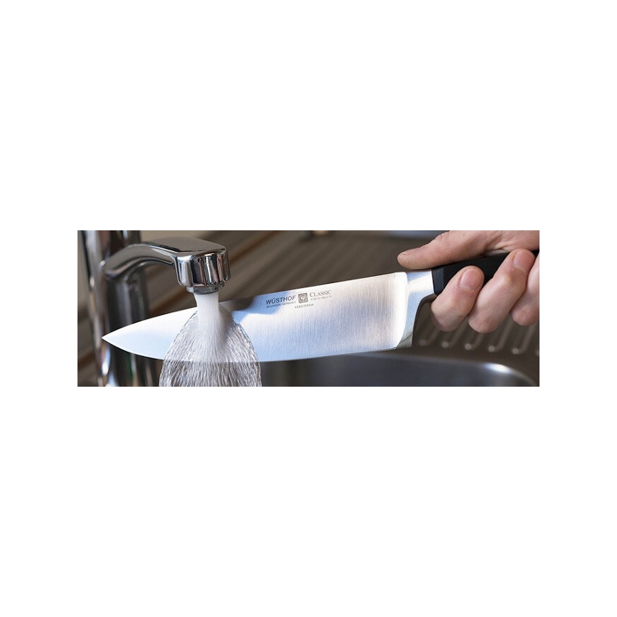 Wüsthof - Set de cuțite de bucătărie CLASSIC IKON, 3 piese, negru