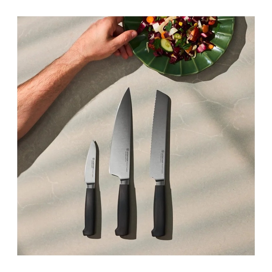 Wüsthof - Set de cuțite de bucătărie PARTNER, 3 piese, negru