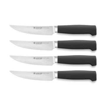Wüsthof - Set de cuțite pentru friptură PARTNER, 4 buc., negru