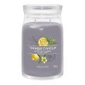 Yankee Candle - lumânare parfumată BLACK TEA & LEMON mare 567g 60-90 ore.