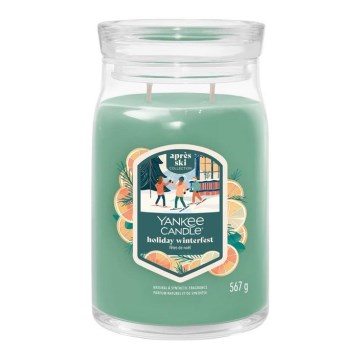 Yankee Candle - Lumânare parfumată HOLIDAY WINTERFEST mare 567 g 60-90 ore