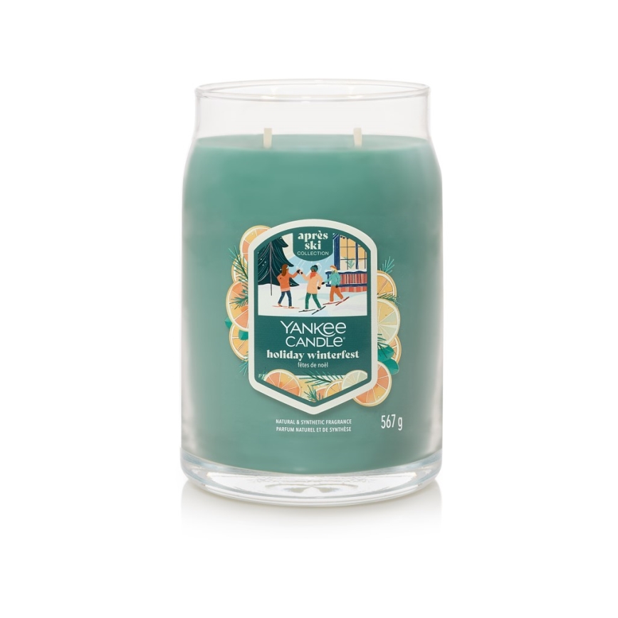 Yankee Candle - Lumânare parfumată HOLIDAY WINTERFEST mare 567 g 60-90 ore