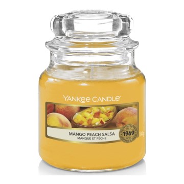Yankee Candle - Lumânare parfumată MANGO PEACH SALSA mică 104g 20-30 ore