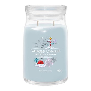 Yankee Candle - Lumânare parfumată NORTH POLE HIDEAWAY mare 567g 60-90 ore.