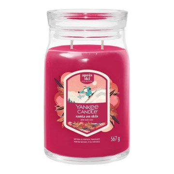 Yankee Candle - Lumânare parfumată SANTA ON SKIS mare 567g 60-90 ore