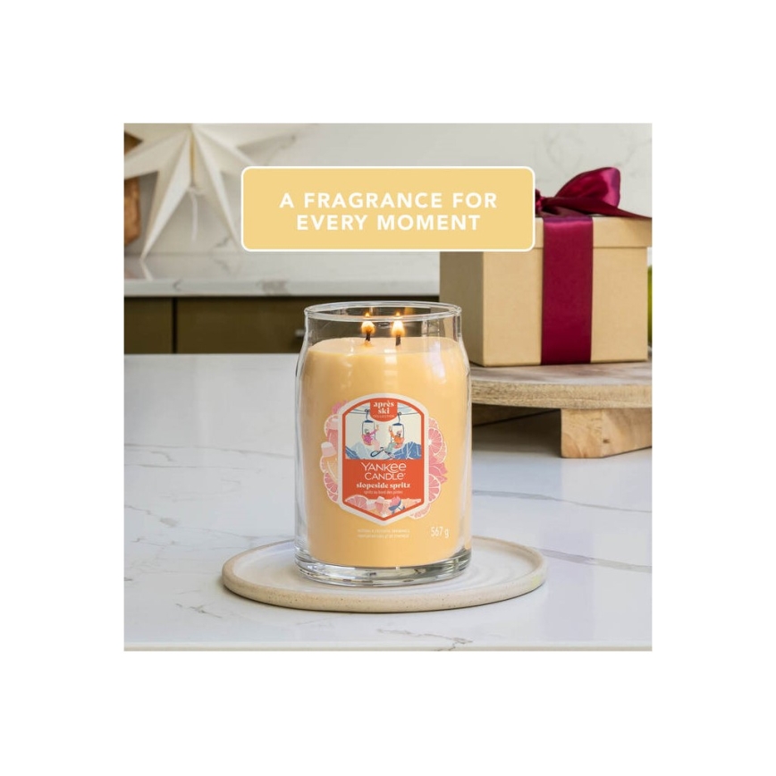 Yankee Candle - Lumânare parfumată SLOPESIDE SPRITZ mare 567g 60-90 ore