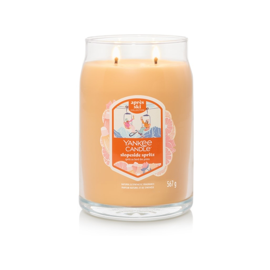 Yankee Candle - Lumânare parfumată SLOPESIDE SPRITZ mare 567g 60-90 ore
