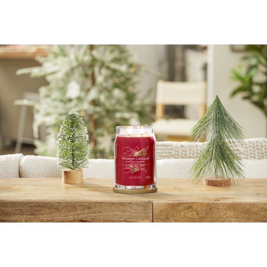 Yankee Candle - Lumânare parfumată SPARKLING CINNAMON mare 567g 60-90 ore.