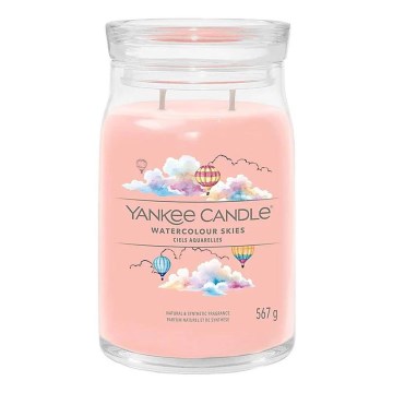 Yankee Candle - Lumânare parfumată WATERCOLOUR SKIES mare 567g 60-90 ore