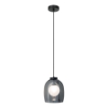 Zambelis 22051 - Lustra suspendată pe cablu 1xG9/5W/230V Ø 18 cm neagră
