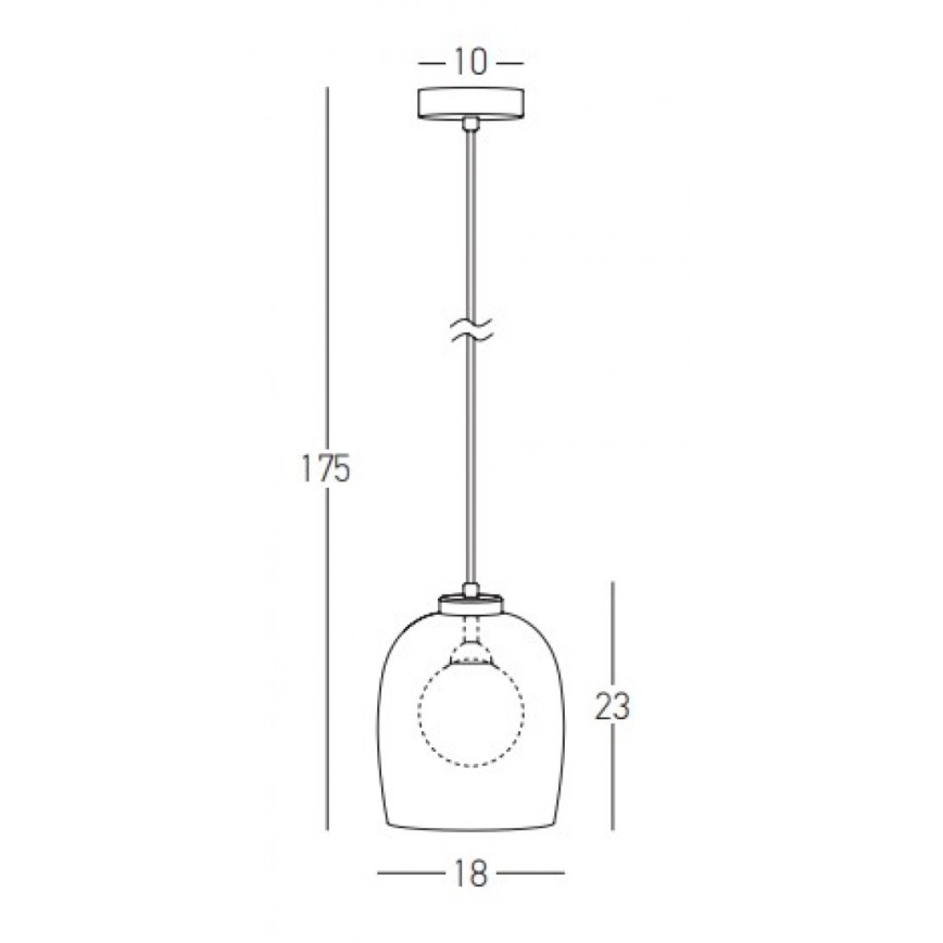 Zambelis 22051 - Lustra suspendată pe cablu 1xG9/5W/230V Ø 18 cm neagră