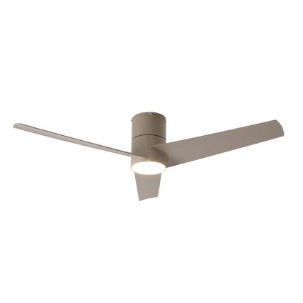 ZEVENTI - Ventilator de tavan LED BARROSA, 18W/230V, 3000/4000/6000K, Wi‑Fi Tuya, bej + telecomandă