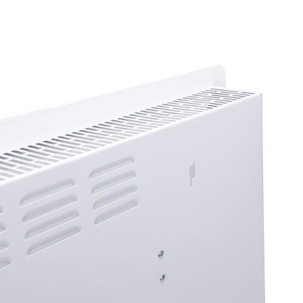ZEVENTI - Încălzitor electric/convector inteligent montat pe perete cu afișaj LCD 1000/2000W/230V Wi-Fi alb