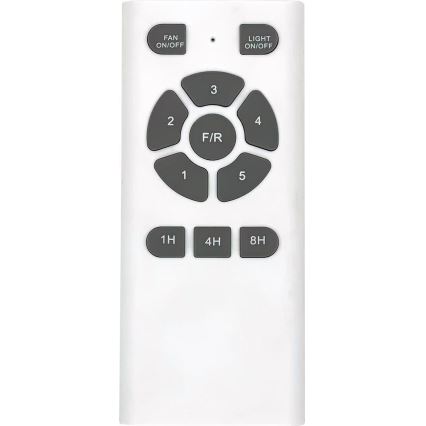 ZEVENTI - Ventilator de tavan PADUA cu LED/18W/230V 3000/4000/6000K Wi-Fi Tuya alb/maro + telecomandă