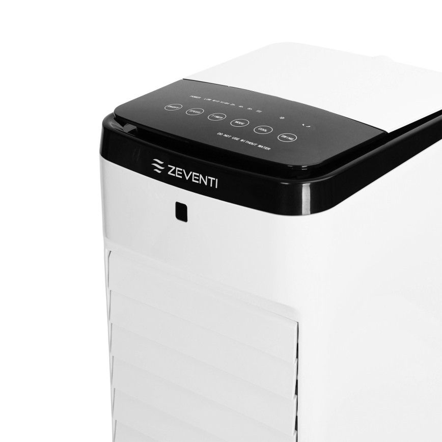ZEVENTI - Răcitor de aer ARCTIC 60W/230V negru/alb + telecomandă