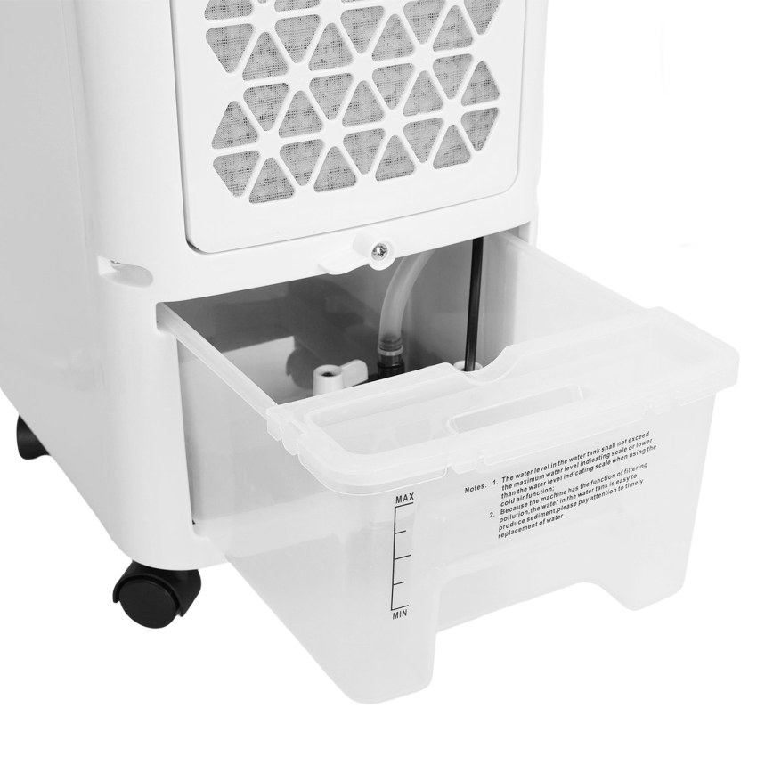 ZEVENTI - Răcitor de aer ARCTIC 60W/230V negru/alb + telecomandă