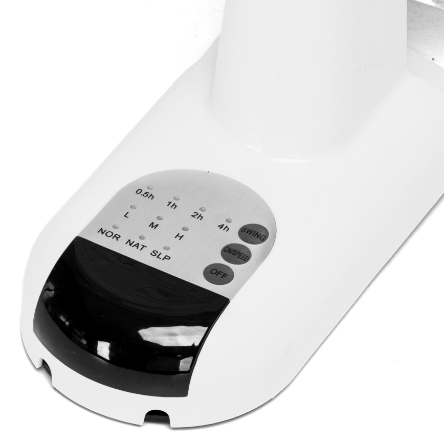 ZEVENTI - Ventilator de perete FANNY 45W/230V Ø 41 cm alb + telecomandă