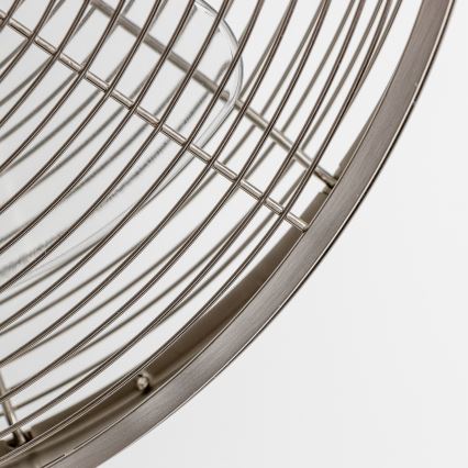 ZEVENTI - Ventilator de perete FREEZE 50W/230V Ø 45 cm crom mat + telecomandă