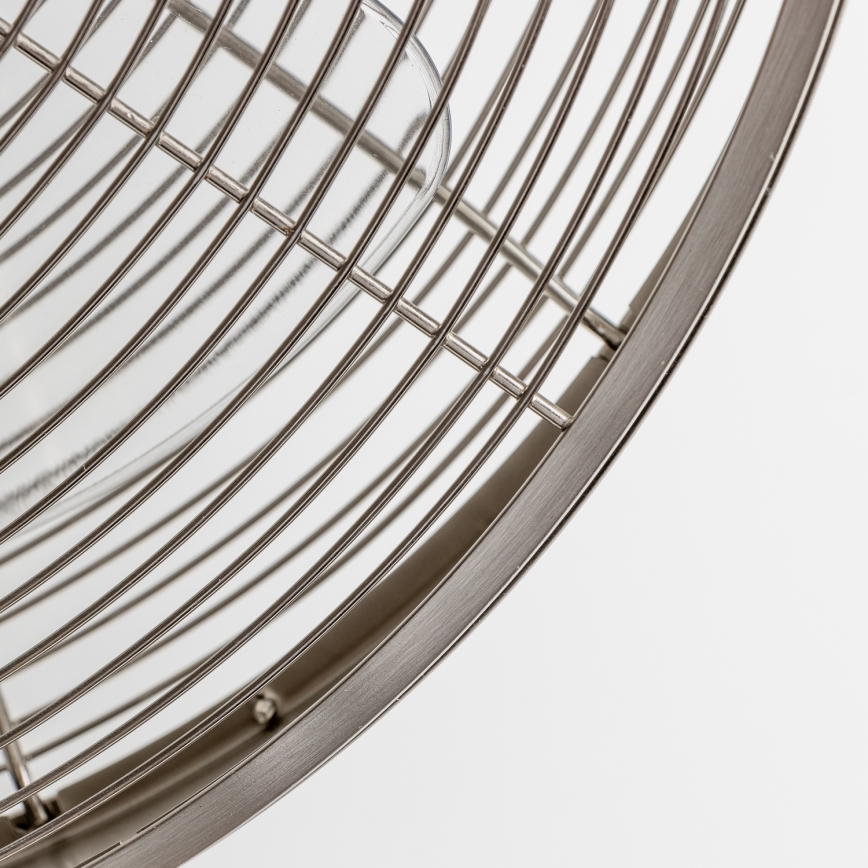 ZEVENTI - Ventilator de perete FREEZE 50W/230V Ø 45 cm crom mat + telecomandă