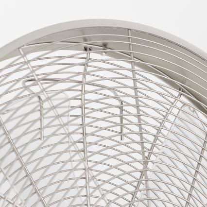 ZEVENTI - Ventilator de perete FREEZE 50W/230V Ø 45 cm crom mat + telecomandă