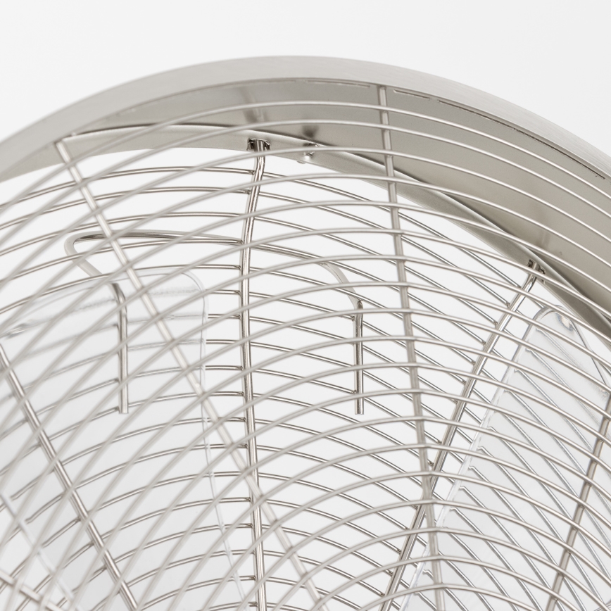 ZEVENTI - Ventilator de perete FREEZE 50W/230V Ø 45 cm crom mat + telecomandă
