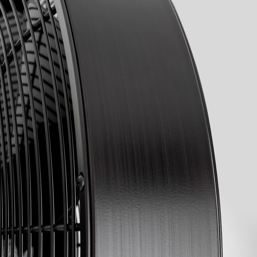 ZEVENTI - Ventilator de perete FREEZE 50W/230V Ø 45 cm negru + telecomandă