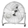 ZEVENTI - Ventilator de podea FLOW, 100W/230V, Ø 54 cm, crom lucios