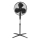 ZEVENTI - Ventilator de podea FLOW, 40 W, 230 V, 120 cm, negru