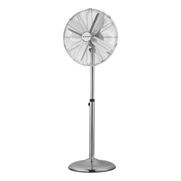 ZEVENTI - Ventilator de podea FLOW 50W/230V, 125 cm, crom lucios + telecomandă
